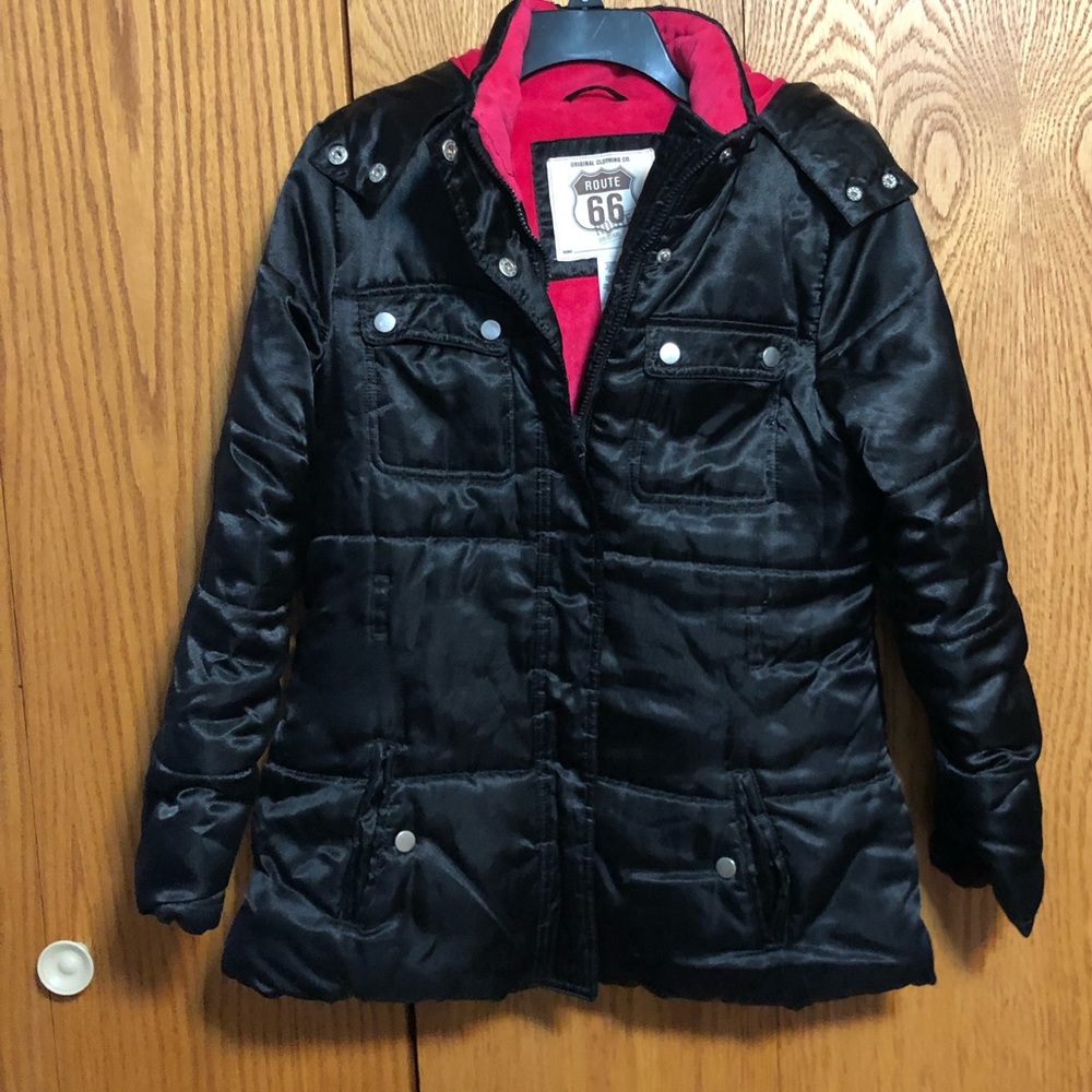 Girls black coat